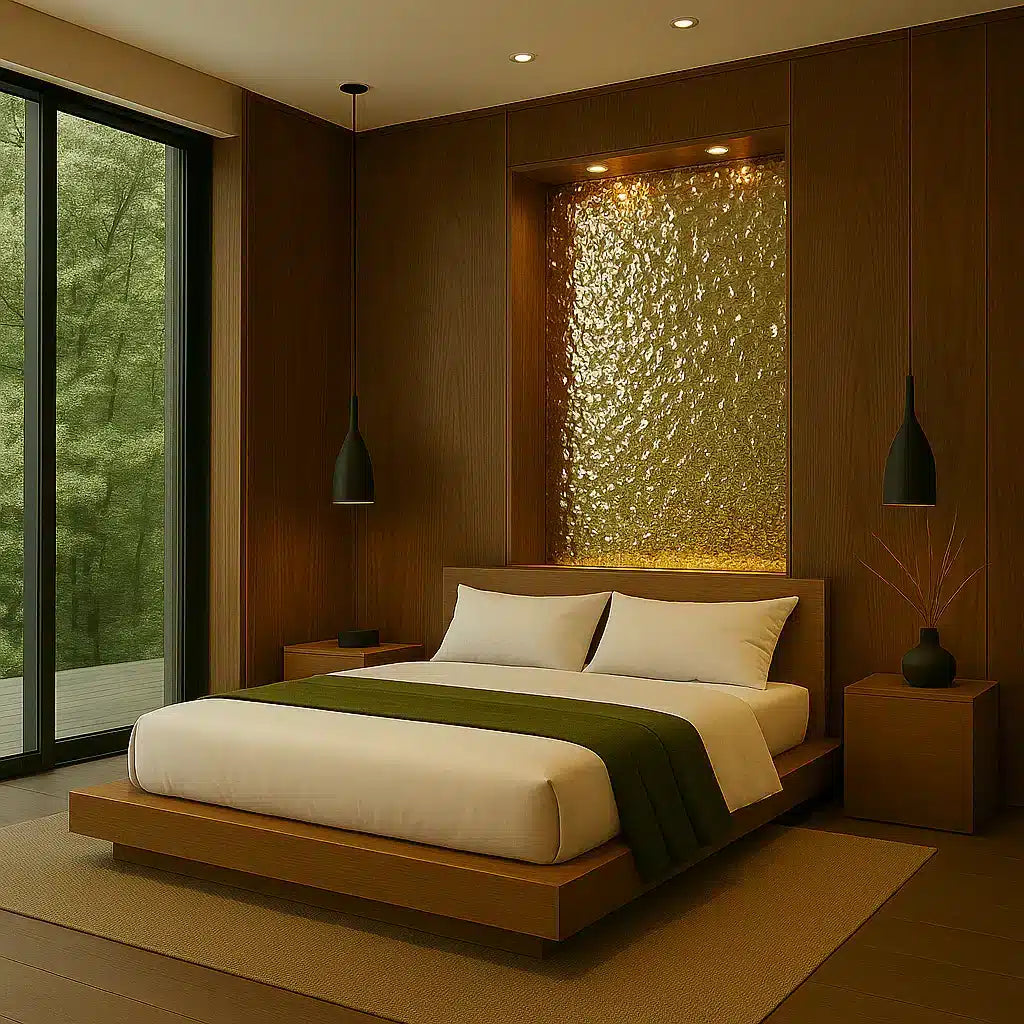 Copper, brass, aluminum: real metal on your walls