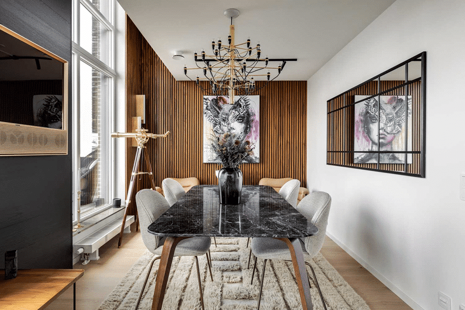 Combining design and acoustic panels at home