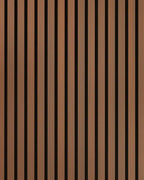 Panneau acoustique en métal Antique Rubbed Copper, vue rapprochée de la surface