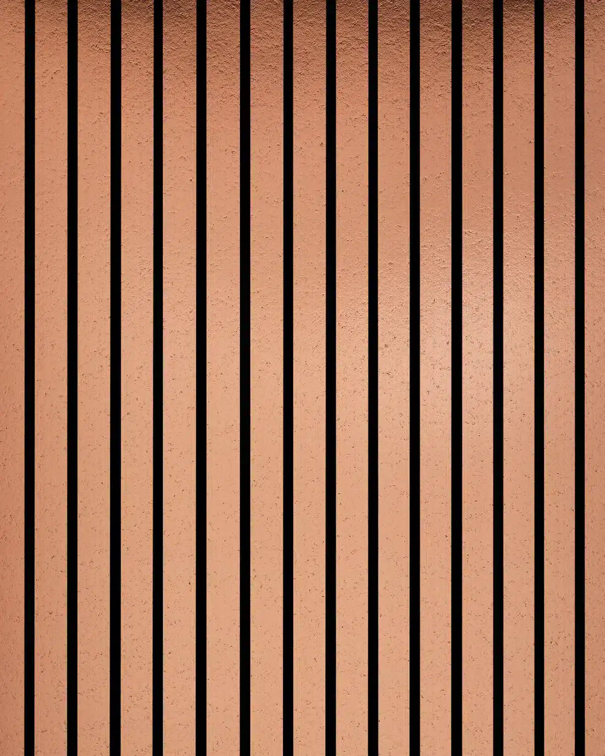 Panneau acoustique en métal Copper BlackPatinated, vue rapprochée de la surface