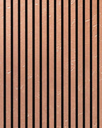 Panneau acoustique en métal Copper Moon Light, vue rapprochée de la surface
