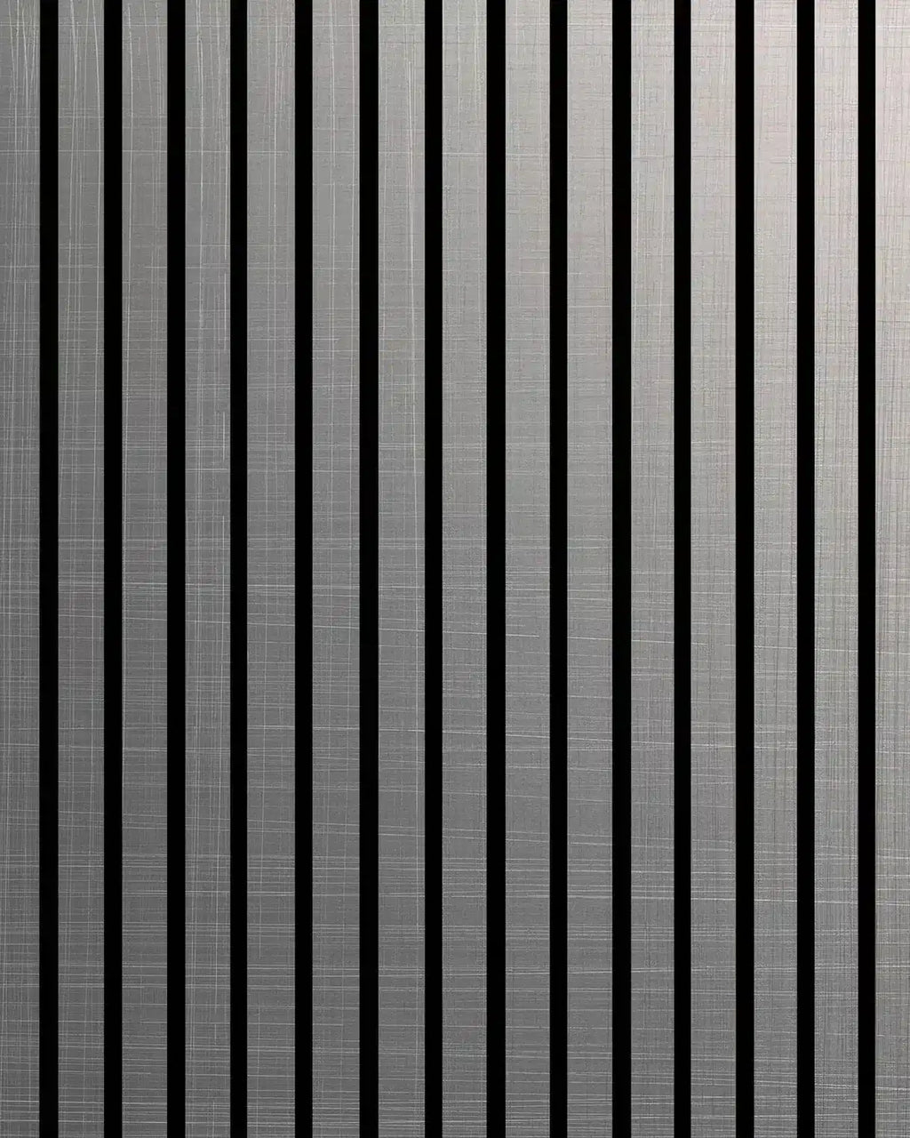Panneau acoustique en métal Graphite Veil, vue rapprochée de la surface