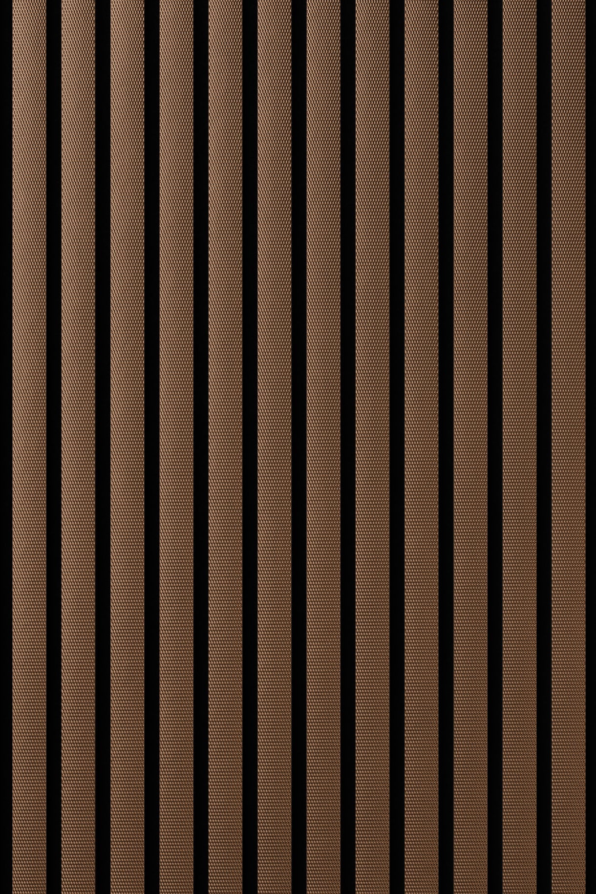 Panneau acoustique en métal Plex Copper, vue rapprochée de la surface