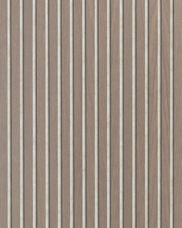 Chêne - Laqué Gris-brun - panneaux acoustiques en bois