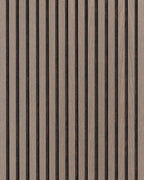Chêne - Laqué Gris-brun - panneaux acoustiques en bois