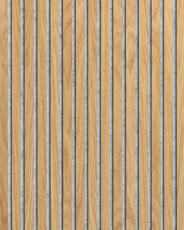 Chêne - Huilé - panneaux acoustiques en bois