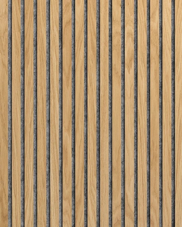 Chêne - Huilé - panneaux acoustiques en bois