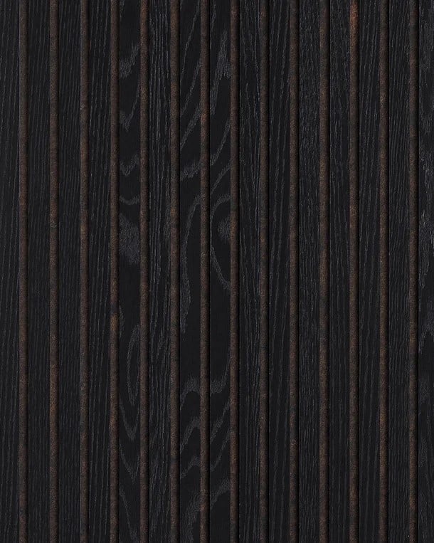 Chêne - Laqué Noir - panneaux acoustiques en bois