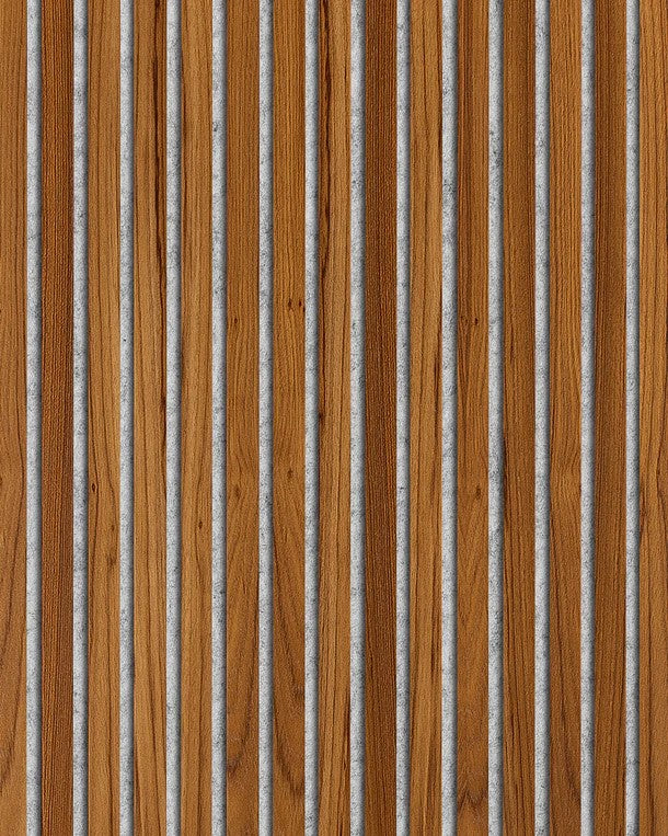 Teck - Huilé - panneaux acoustiques en bois