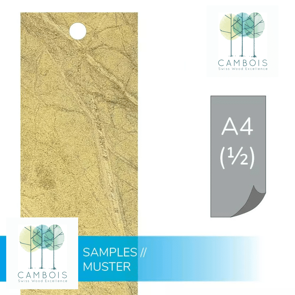 Échantillon de placage de pierre naturelle Rainforest Green Bright – Cambois