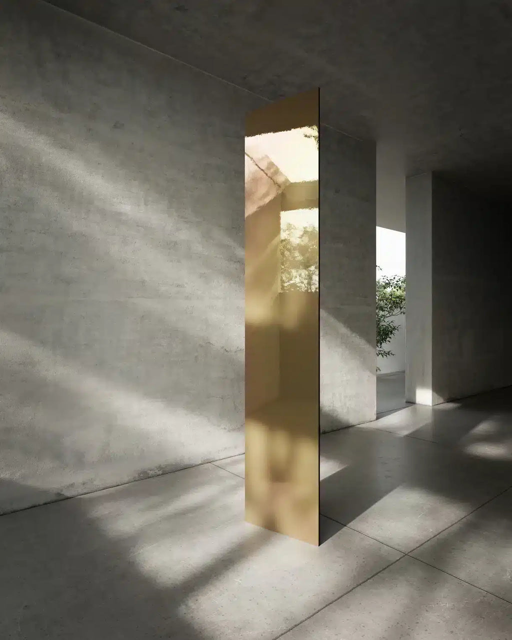 Alu Mirror Polished Goldtone